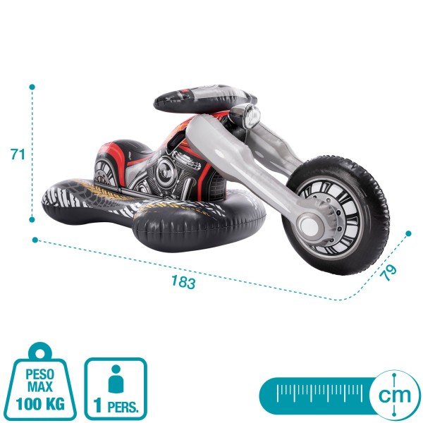 Motocicleta inflável INTEX custom | Distria.com