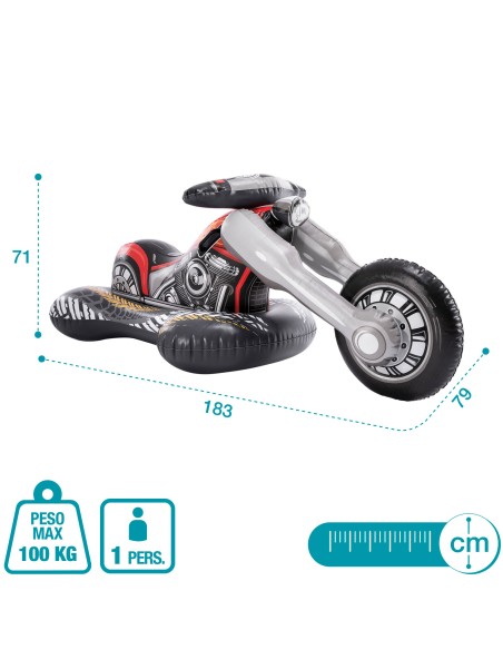 Motocicleta inflável INTEX custom | Distria.com