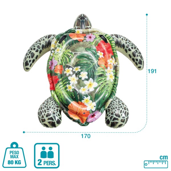 Colchão insuflável com forma de tartaruga | Distria