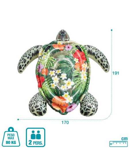 Colchão insuflável com forma de tartaruga | Distria