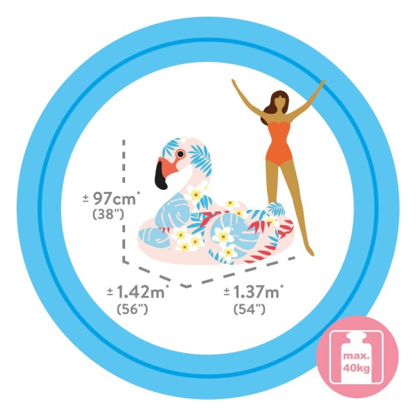 Colchonetes Flamingo Tropical Infantil INTEX - Distria