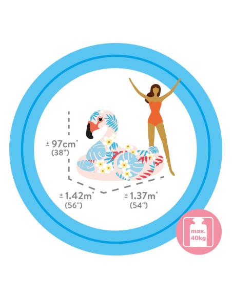 Colchonetes Flamingo Tropical Infantil INTEX - Distria