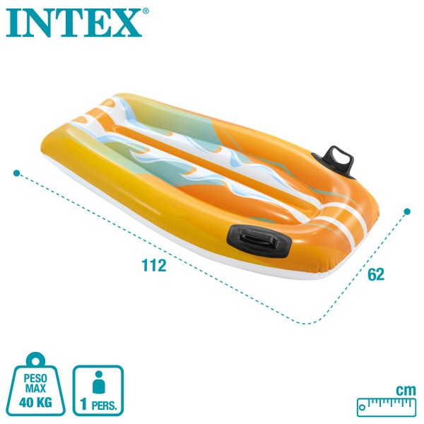 Prancha de surf insuflável para a praia ou piscina | INTEX
