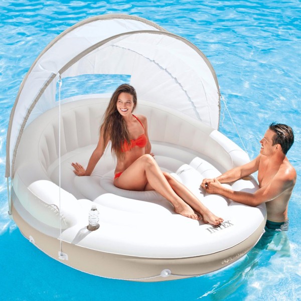 Colchão insuflável em forma de ilha 199x150 | Loja Oficial Intex