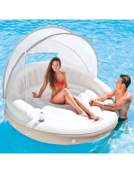 Colchão insuflável em forma de ilha 199x150 | Loja Oficial Intex