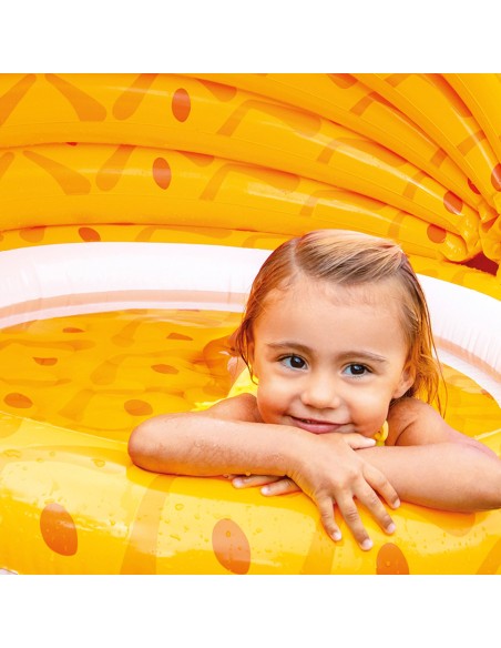 Piscina insuflável com toldo ananás para crianças| Distria