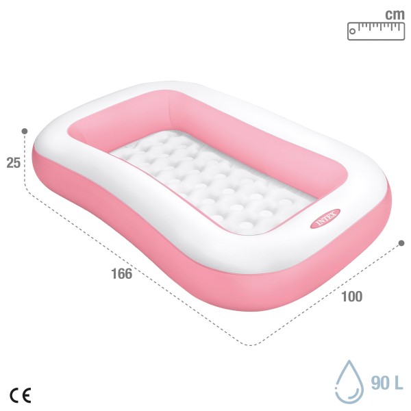 Piscina inflável pequena rosa INTEX | Distria