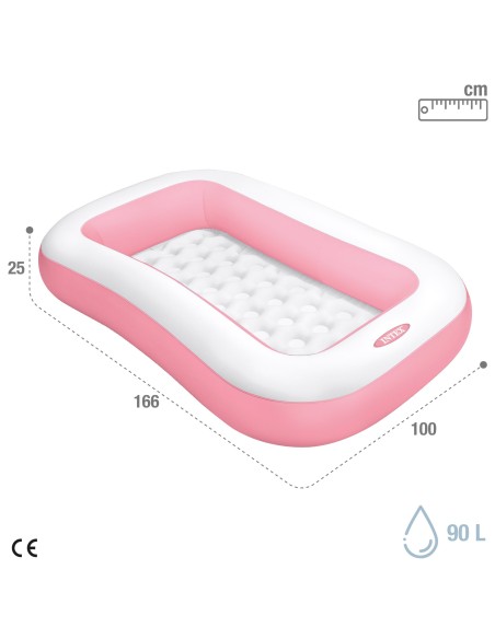Piscina inflável pequena rosa INTEX | Distria