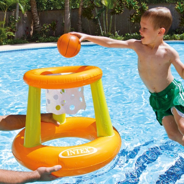 Cesta de basquete inflável e flutuante Intex | Tudo para diversão em família você encontra em | Distria