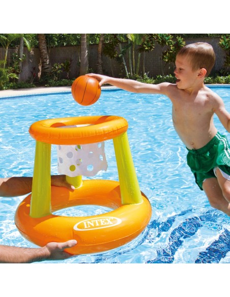 Cesta de basquete inflável e flutuante Intex | Tudo para diversão em família você encontra em | Distria