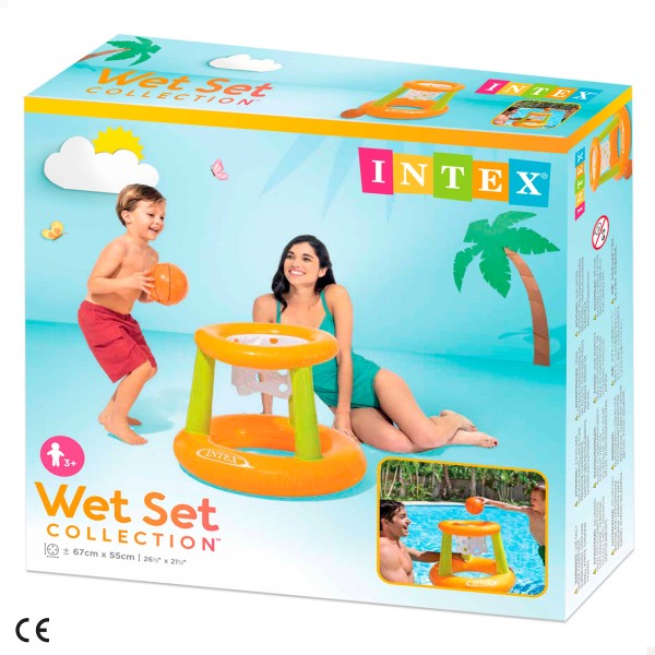 Cesta de basquete inflável e flutuante Intex | Tudo para diversão em família você encontra em | Distria