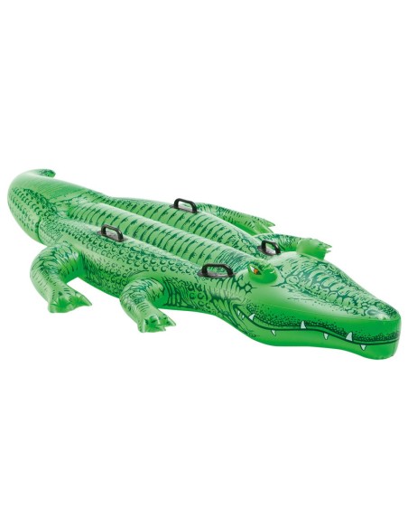 Crocodilo insuflável para a praia ou a piscina | Colchões e figuras insufláveis originais online em Distria