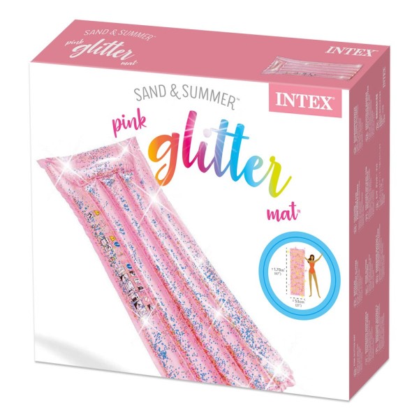 Comprar Colchonete Rosa com Brilho de cor Ouro INTEX - Distria