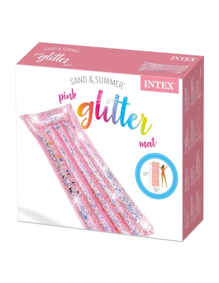 Comprar Colchonete Rosa com Brilho de cor Ouro INTEX - Distria