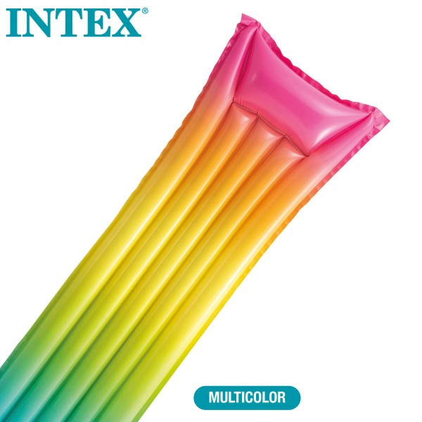 Colchão insuflável INTEX arco-íris- Colchões| Distria