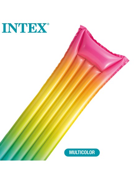 Colchão insuflável INTEX arco-íris- Colchões| Distria