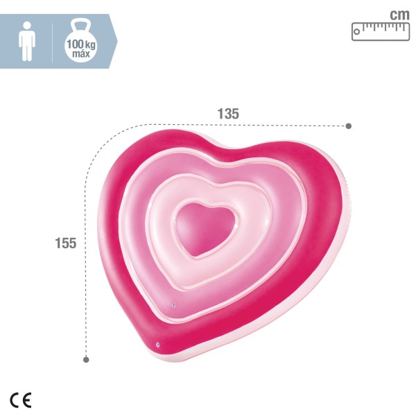 Boia inflável coração INTEX | Distria