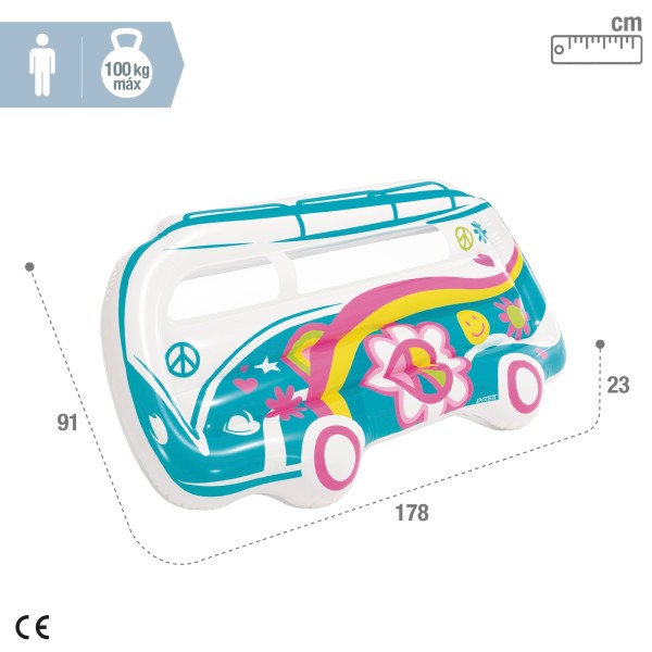 Colchão inflável hippie INTEX | Distria