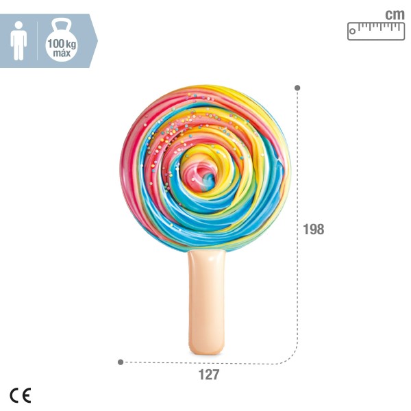 Colchão insuflável INTEX em forma de pirulito | Distria