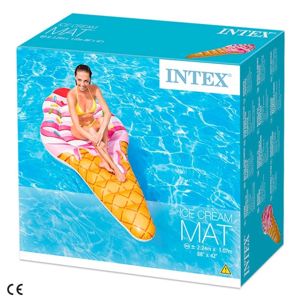Colchão insuflável Intex cone gelado | Figuras insufláveis