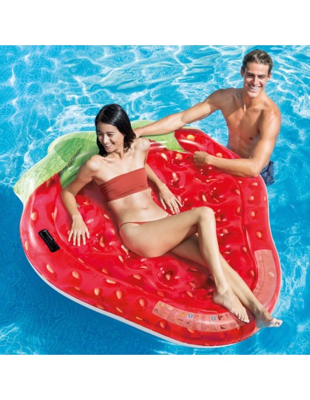 Comprar Insufláveis INTEX - Colchão realista com forma de morango