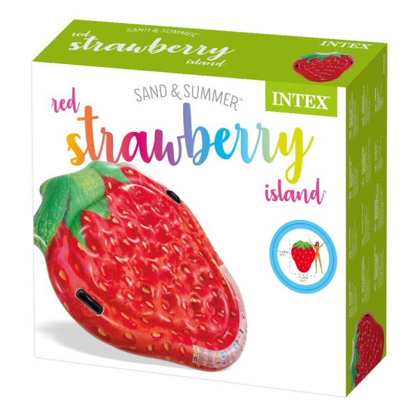 Comprar Insufláveis INTEX - Colchão realista com forma de morango