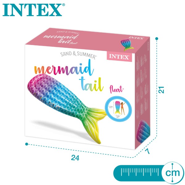 Colchão inflável cauda de sereia INTEX- Colchões | Distria