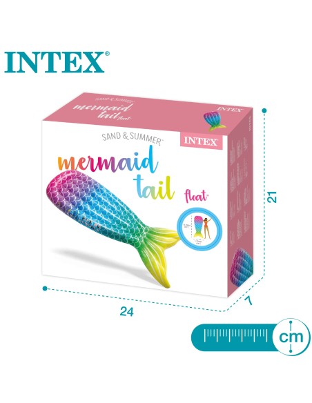 Colchão inflável cauda de sereia INTEX- Colchões | Distria