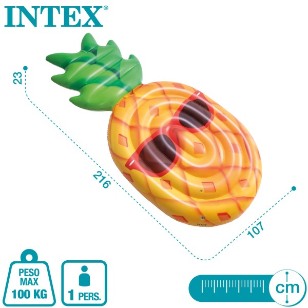 Colchão insuflável INTEX ananás- Colchaõ | Distria