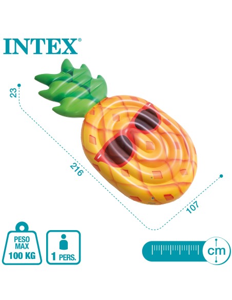 Colchão insuflável INTEX ananás- Colchaõ | Distria
