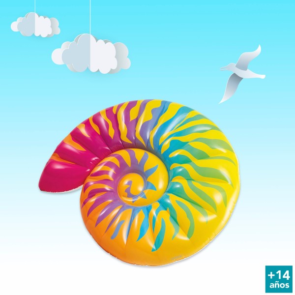 Colchão de conchas multicoloridas INTEX | Distria
