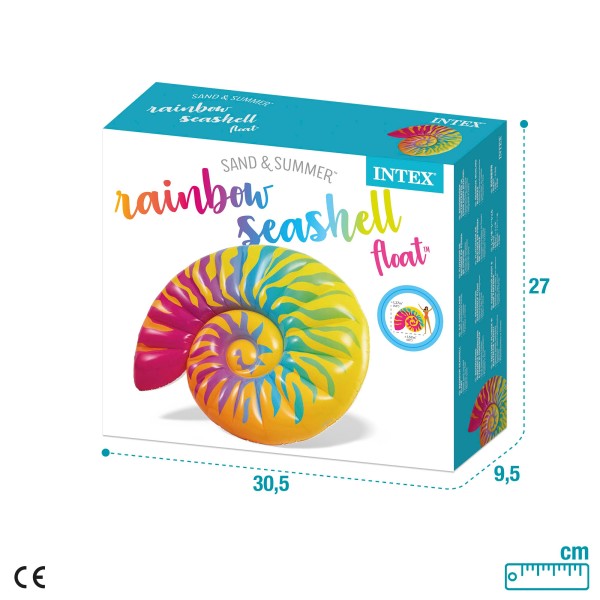 Colchão de conchas multicoloridas INTEX | Distria