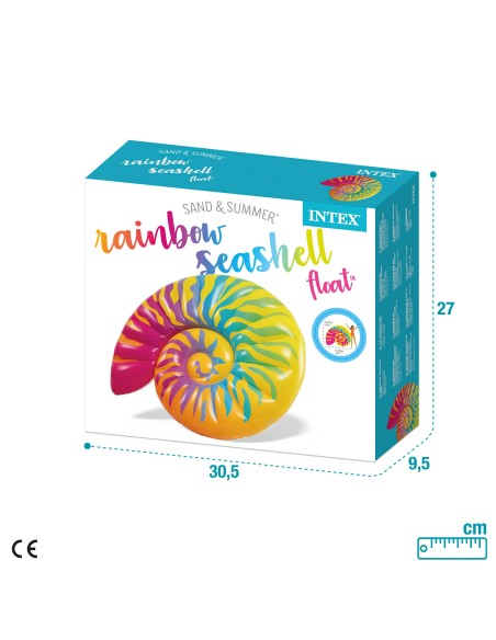 Colchão de conchas multicoloridas INTEX | Distria