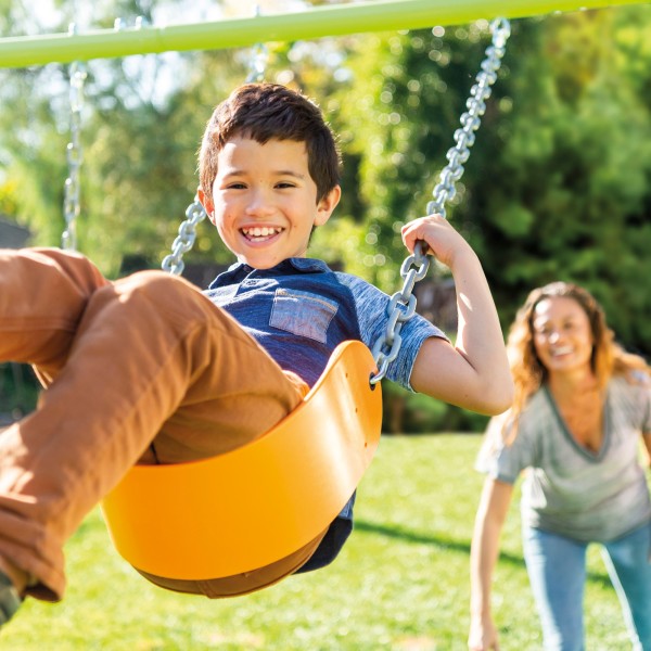 Balanço de jardim infantil duplo e gangorra INTEX | Distria