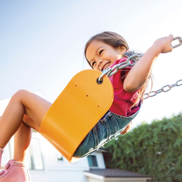 Balanço de jardim infantil duplo e gangorra INTEX | Distria