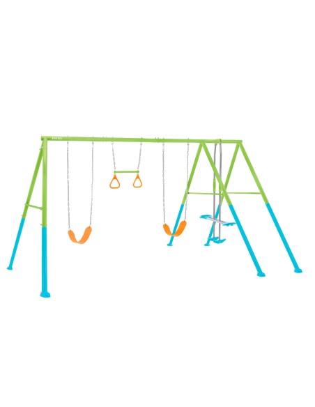 Balanço de jardim com gangorra e trapézio INTEX | Distria