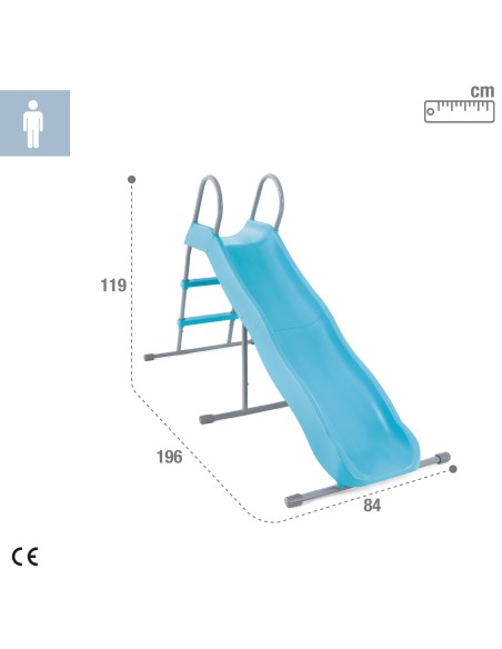Escorregador infantil 84x196x119 cm INTEX | Distria