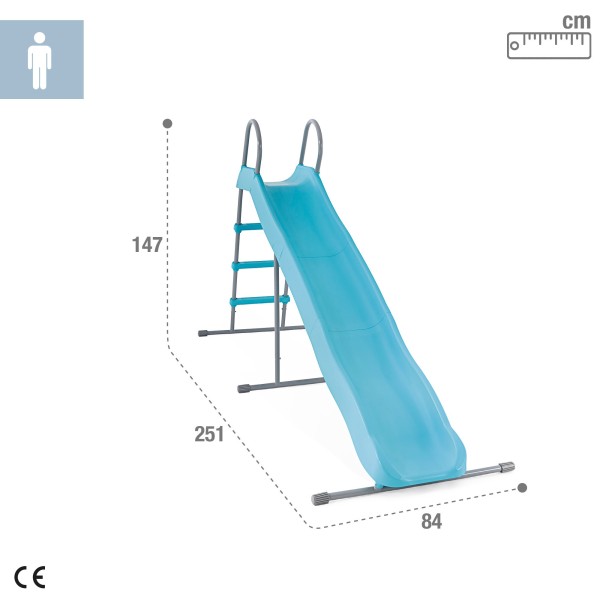 Escorregador infantil 84x251x147 cm INTEX | Distria
