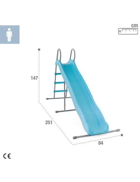 Escorregador infantil 84x251x147 cm INTEX | Distria