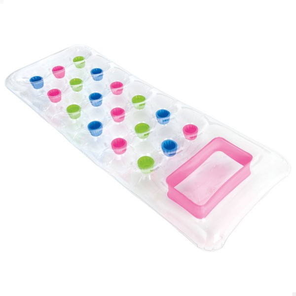 Tapete transparente com bases para copos | Distria