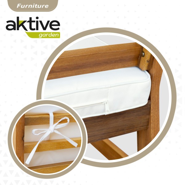 Conjunto jardim Mesa, banco e cadeirões Aktive Garden | Distria