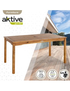 Mesa de madeira sustentável para jardim |Distria 2