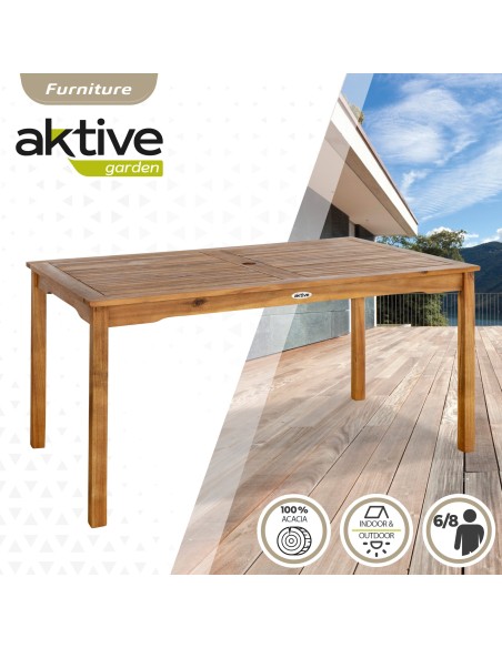 Mesa de madeira sustentável para jardim |Distria