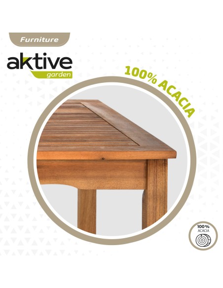 Mesa de madeira sustentável para jardim |Distria