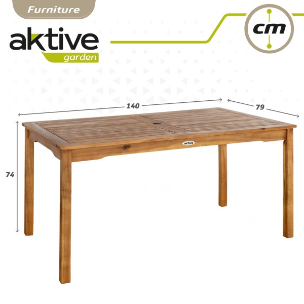 Mesa de madeira sustentável para jardim |Distria