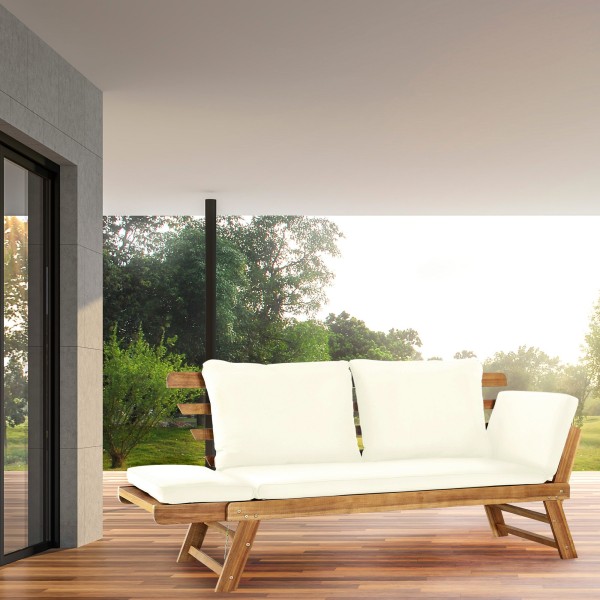 Sofá para jardim de madeira | Distria | Móveis de jardim