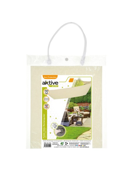 Toldo de vela retangular | Decoração exterior | Distria