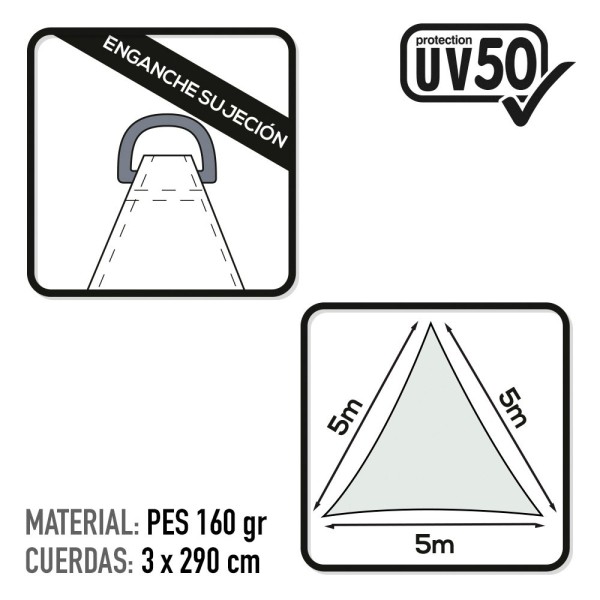 Sombra de vela com proteção solar UV50 | Distria