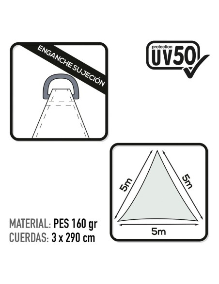 Sombra de vela com proteção solar UV50 | Distria