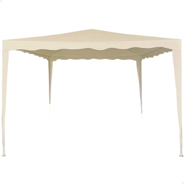 Grande gazebo de jardim de 9 m² em tom creme Aktive | Distria